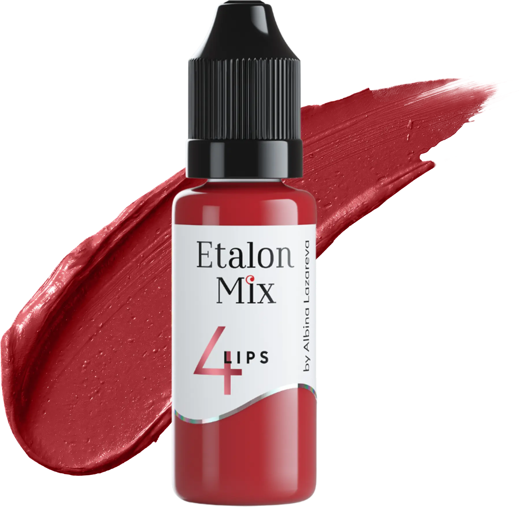 פיגמנט לשפתיים Red Velvet #4 (קטיפה אדומה) - Etalon Mix | סדרה היברידית 15 מ"ל