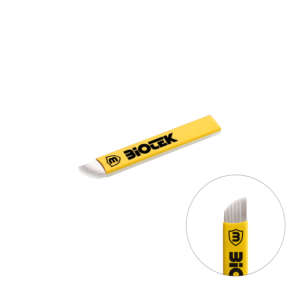 Microblading Blades Flexy 16C 0.18 חבילה של 25 יחידות