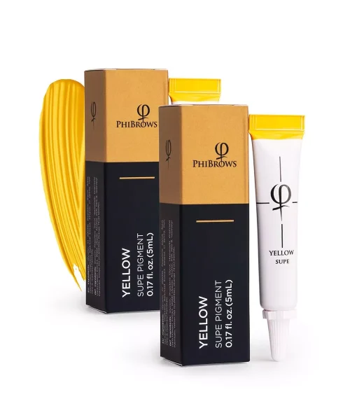 זוג פיגמנטים למיקרובליידינג YELLOW סדרת SUPE ‏