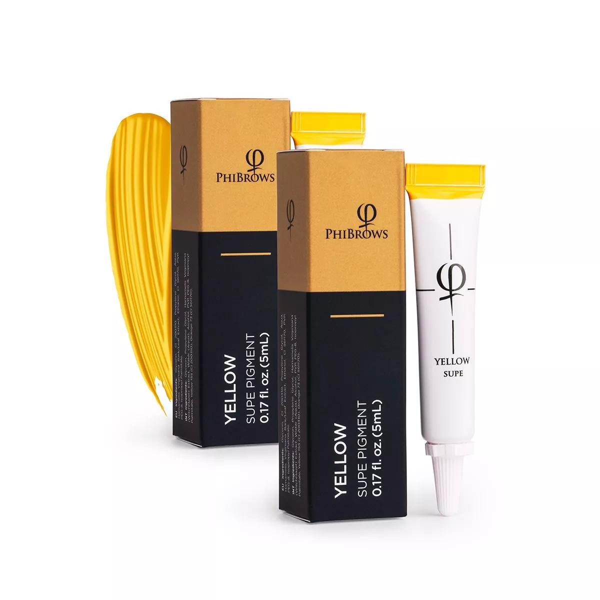זוג פיגמנטים למיקרובליידינג YELLOW סדרת SUPE 