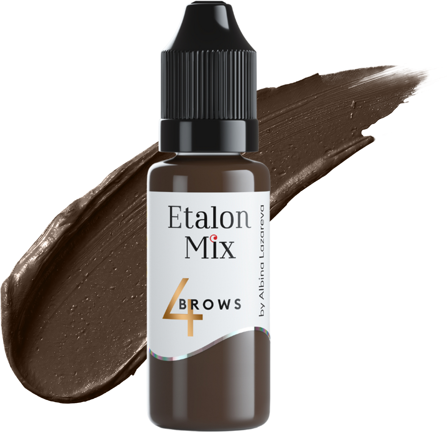 פיגמנט לגבות #4 Light Brown (בלונד) – Etalon Mix | סדרה היברדית 15 מ"ל