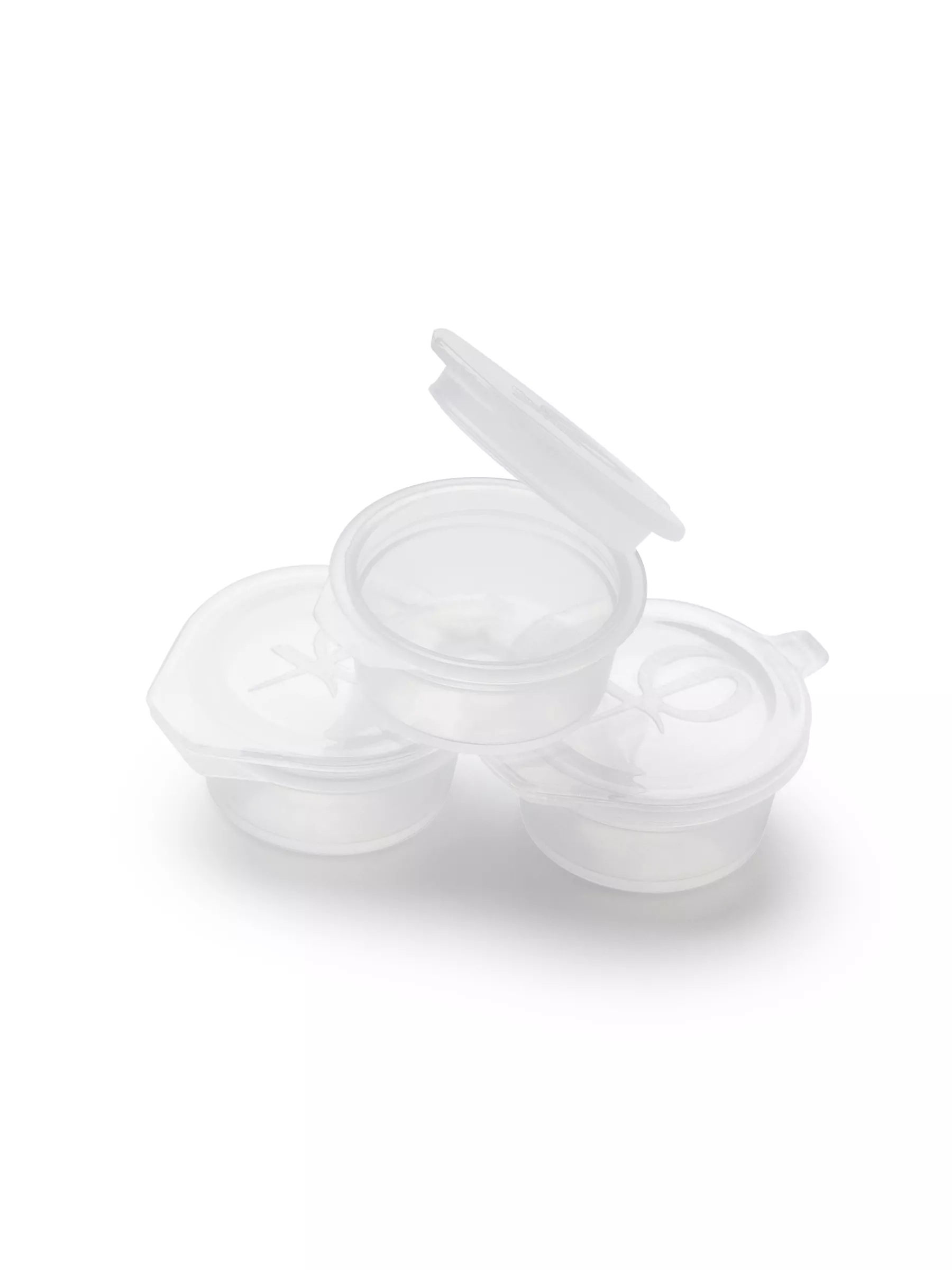 חבילת כוסיות לצבע נדבקות לכפפה - 50 יחידות