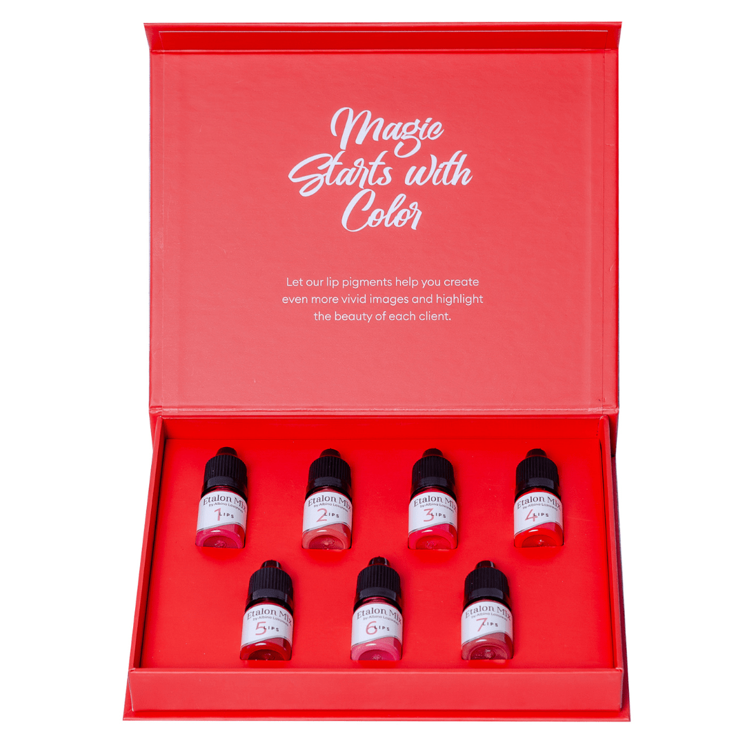 סט פיגמנטים לשפתיים ( דגמים - 1 עד 7) ETALONMIX