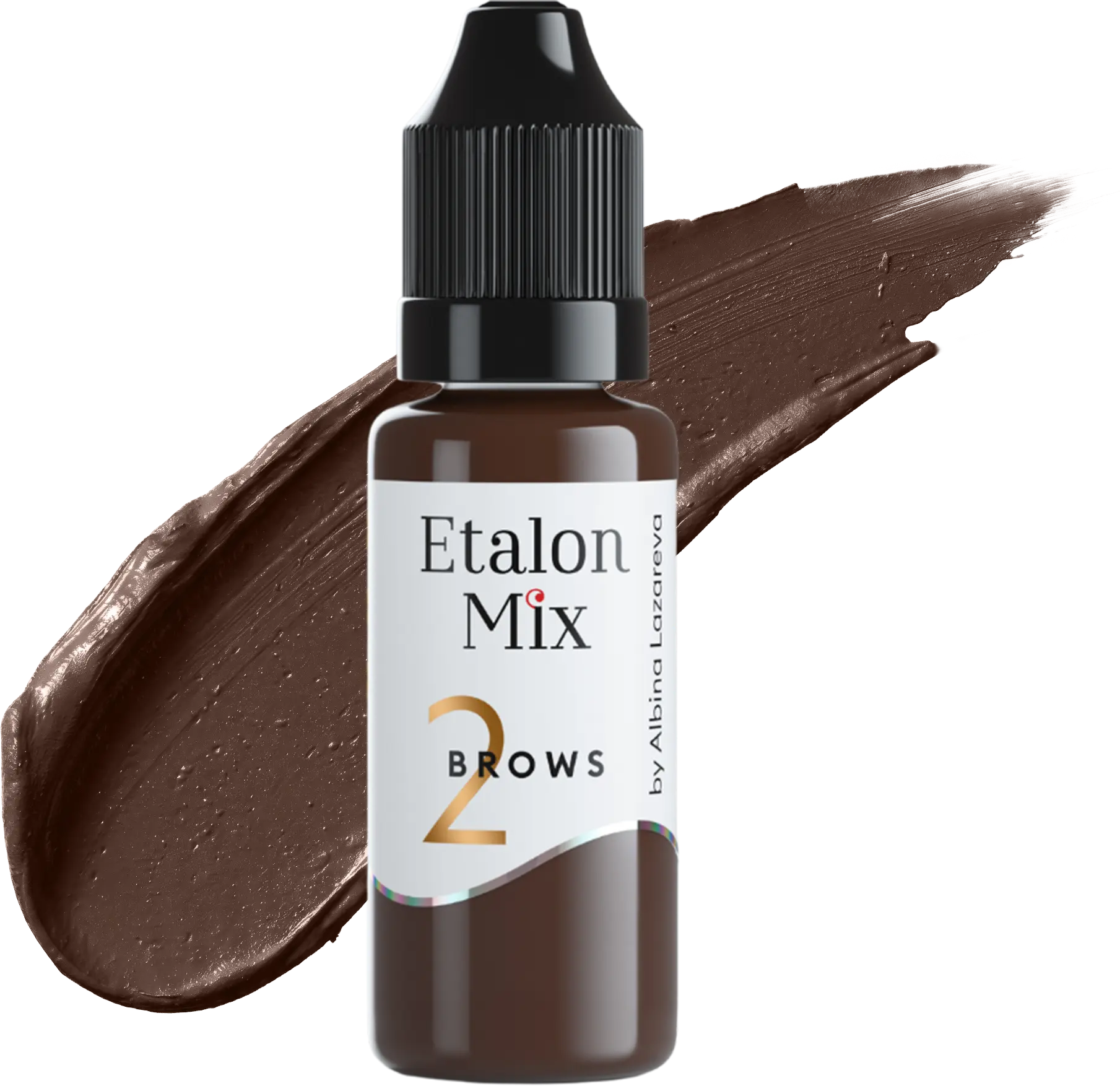 פיגמנט לגבות Milk Chocolate #2 (שוקולד חלב) - Etalon Mix | סדרה היברדית 15 מ"ל